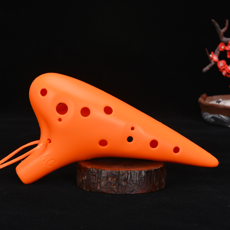 12 Hole Ocarina Alto C Key ABS Resin Flute Instrumentos Musicales Flauta For School Student Children Gift