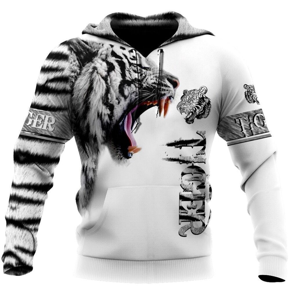 Designer hot selling classic animal pattern 3D digital printing fashion trend hoodie