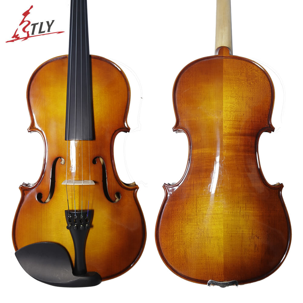 TONGLING Brand Beginner Antique Violin 4/4 3/4 Maple Violino High-grade Handmade Acoustic Students Violin Fiddle