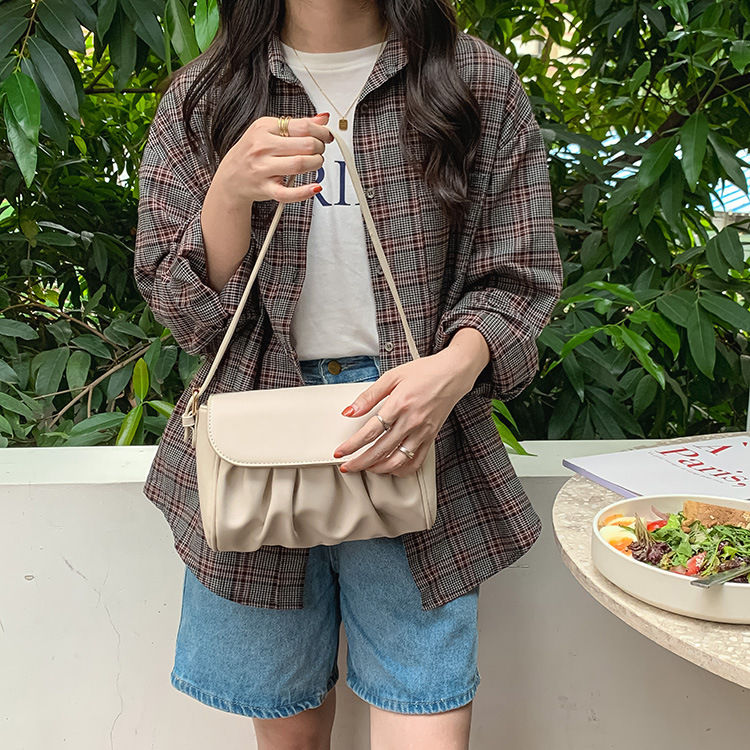 Bag versatile new fashion women's shoulder design cloud trendy crossbody bag free shipping