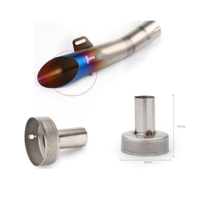 New Universal Front Mid End Catalyst DB Killer for Motorcycle Noise Sound Eliminator Exhaust Muffler Silencer