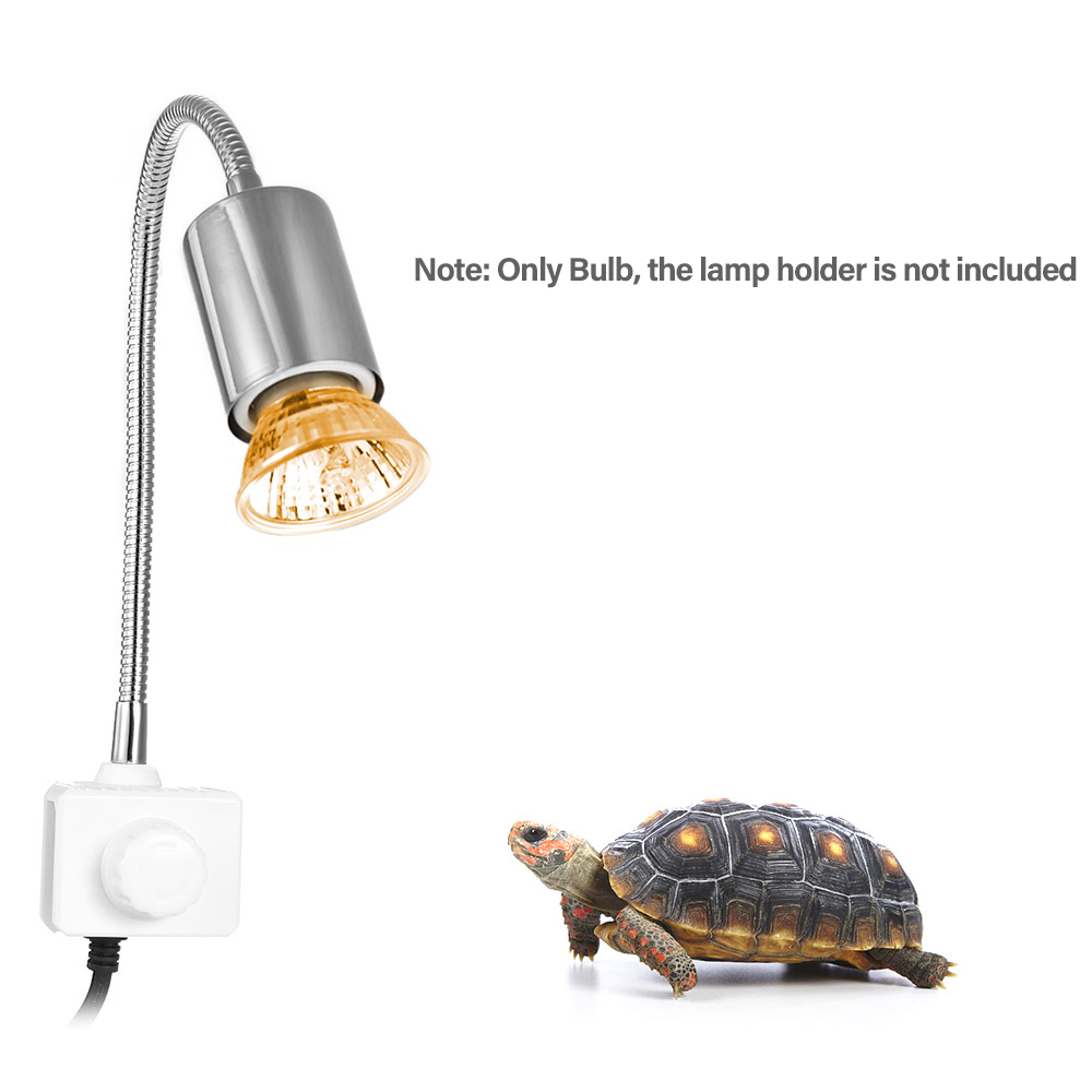25W Halogen Heat Lamp UVA UVB Basking Lamp Heater Light Bulb for Reptiles Lizard Turtle Aquarium