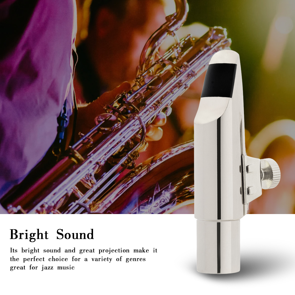 LOMMI Soprano/Alto/Tenor/Baritone Saxophone Mouthpiece new Size 5/6/7/8/9 Sax MTP Cap Ligature Sier Color 2025 Sax Accessories