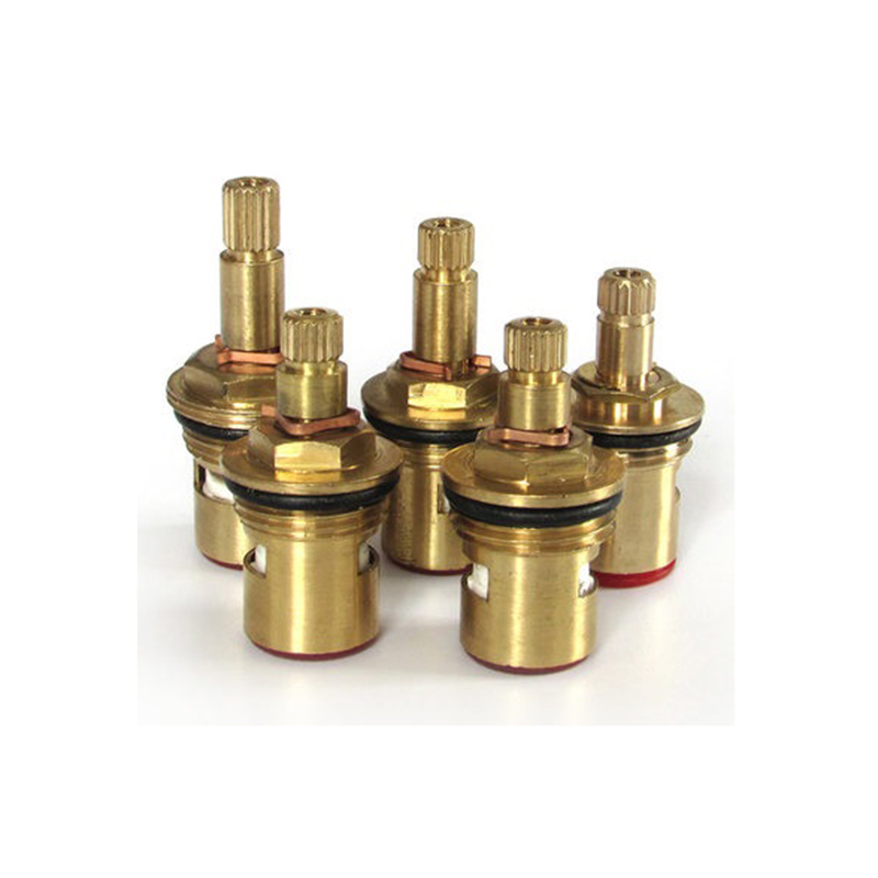 Single OR Double Tooth Faucet Replacement 47 52mm Brass 1/4 Turn G1/2 Ceramic Disc Cartridge Hot or Cold Tap Valve Faucet Spool