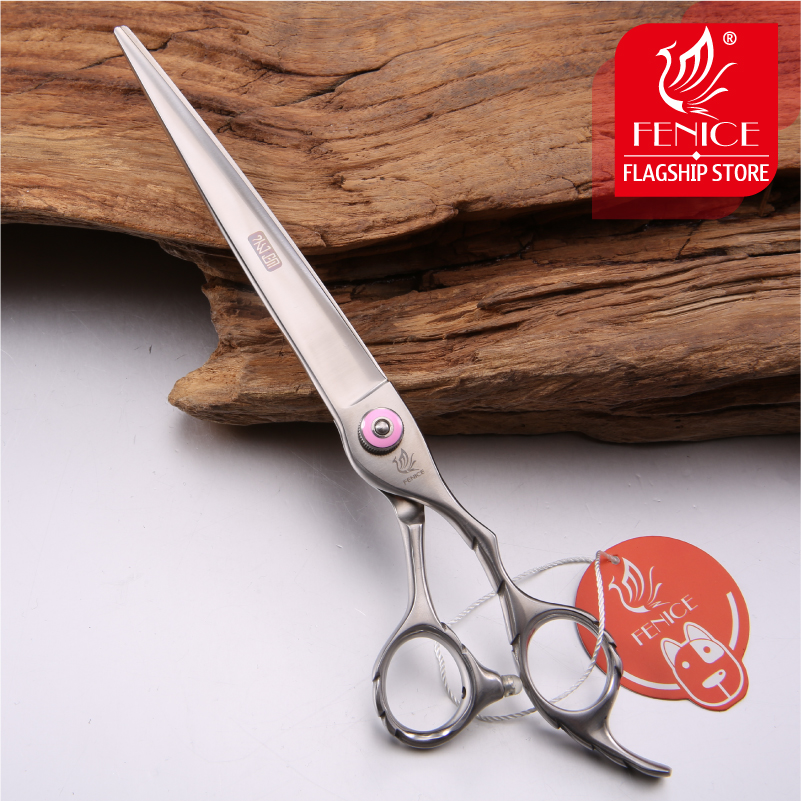 Fenice professional pet grooming scissors cutting straight shears 7.0/7.5 inch dog grooming shears tools tesoura tijeras