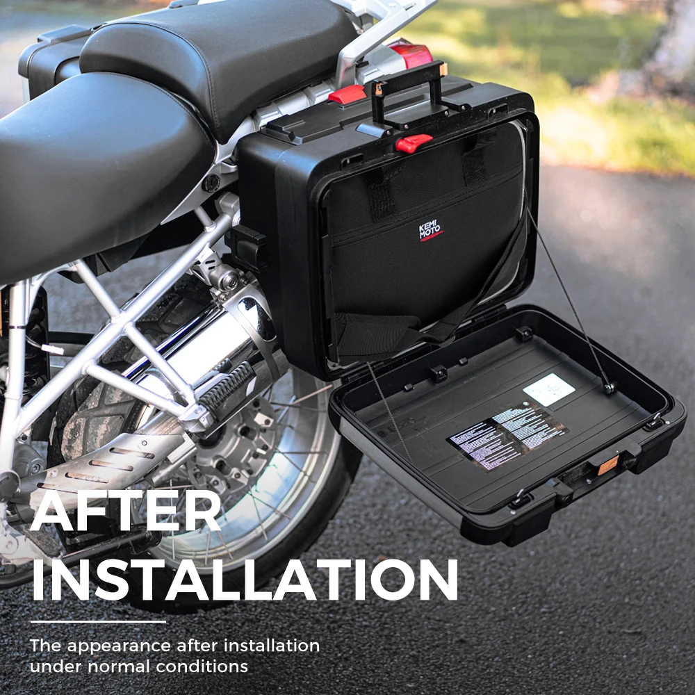 KEMIMOTO Motorcycle Black Lage Side Inner Bag For R1200GS LC Adventure F750GS R1250GS F850GS Vario Case