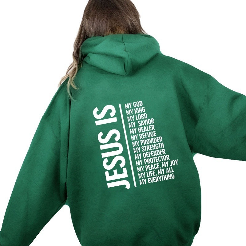 Designer's new letter fashion printed hooded back collar with fleece hoodie for men and women