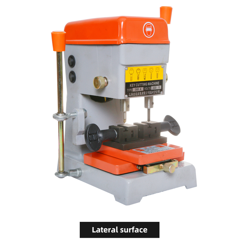 368A Vertical Key Cutter Defu Key Cutting Machine For Duplicating Security Keys Locksmith Tools Lock Pick Set 220V