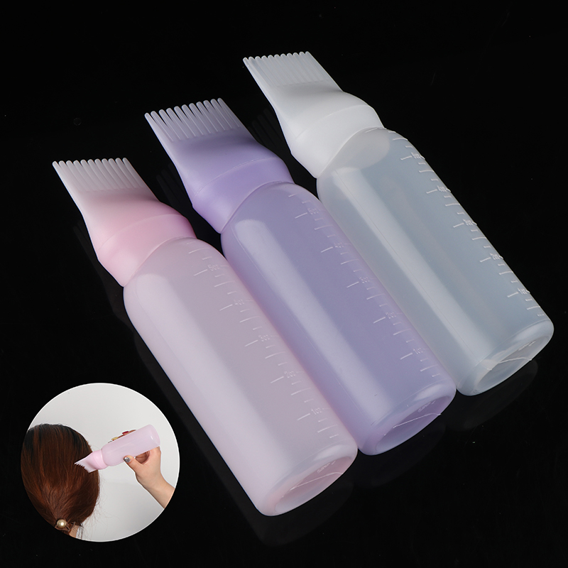 Hair Dye Applicator Dyeing Shampoo Bottle Oil Comb Hair Dye Bottle Applicator Tools Styling Tool Hair Coloring Brush Bottles