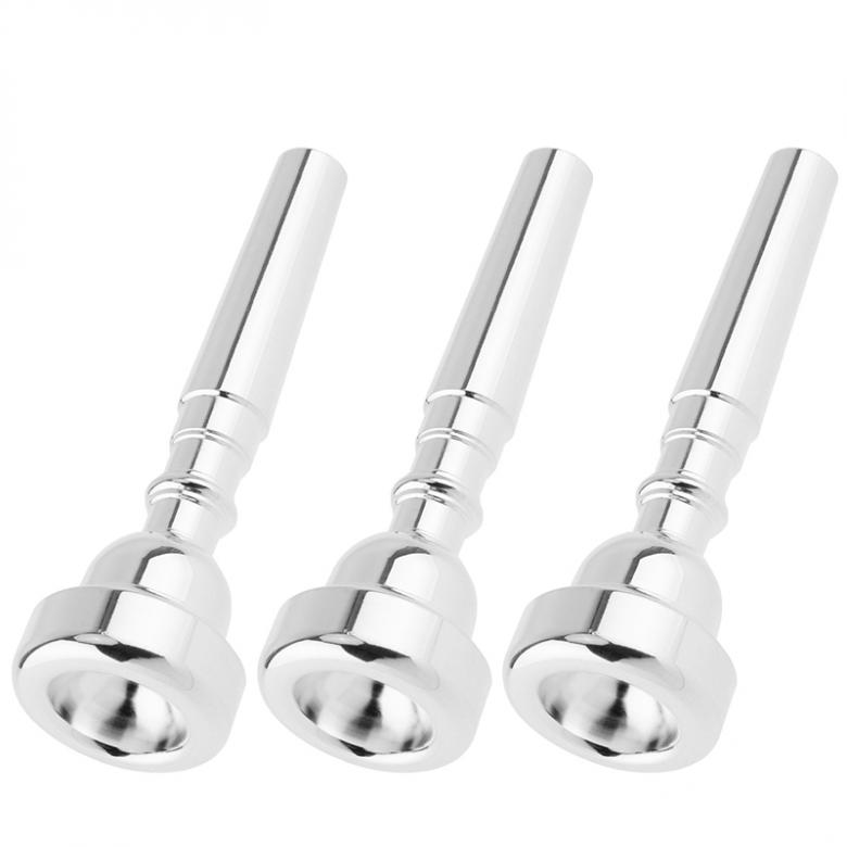 3C 5C 7C Silver Plated High-quality Copper Alloy Professional Trumpet Mouthpiece with Rich Tone