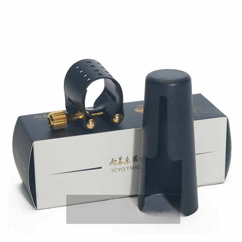 Soft Bakelite Sax Mouthpiece Ligature Clip Saxophone Mouthpiece Ligature for Alto Tenor Soprano Saxophone Classical Pop Style