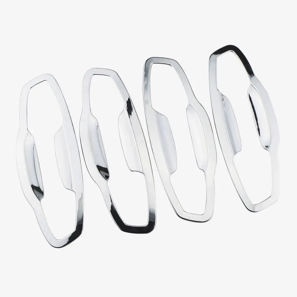 For new Skoda Kodiaq 2017-2023 Chrome Car 2025 Side Door Handle Cover Bowl Trim Sticker Styling Accessories