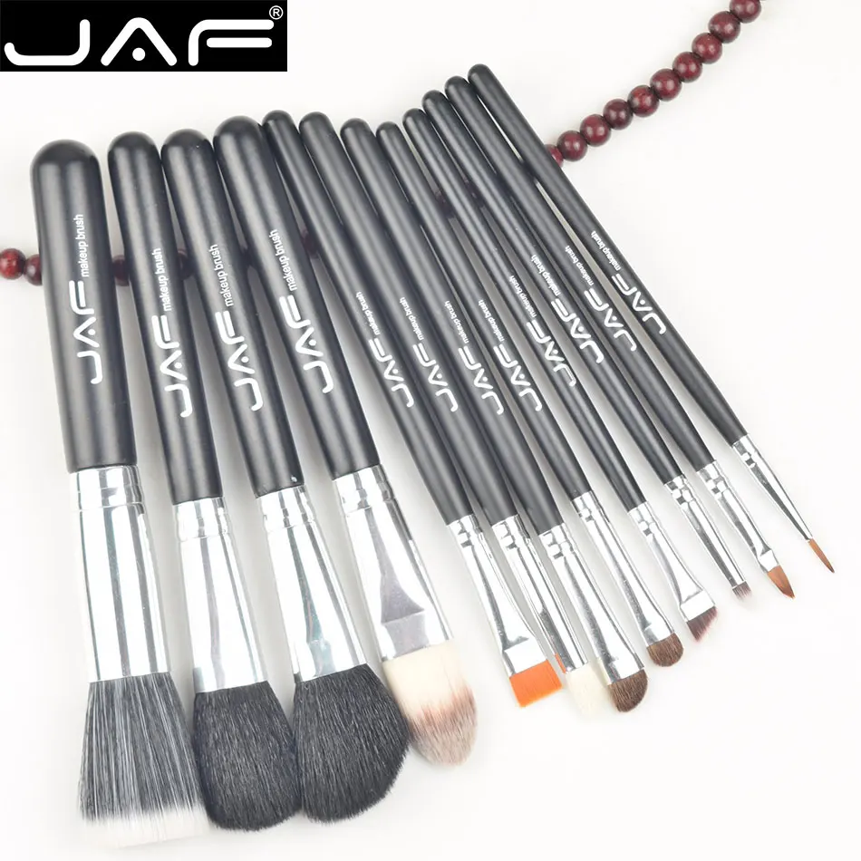e Brand Makeup Brushes pcs JAF Kit Holder Tube Convenient Portable Leather Cup Natural Hair Synthetic Duo Fiber Studio J MCB