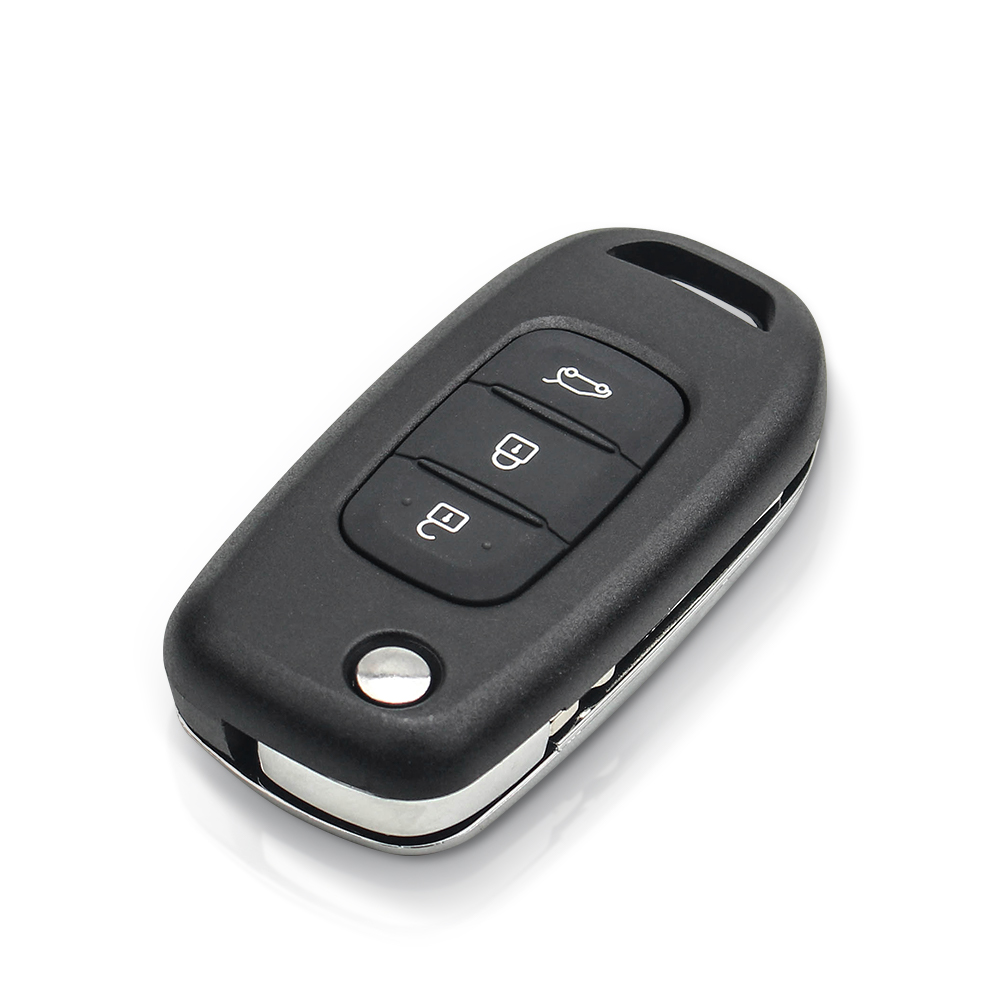 new KEYYOU 2/3 Buttons Flip Folding Remote Car Key Case Shell For Renault Dacia Logan Sandero Lodgy Dokker Duster 2025 2016 Uncut Blade