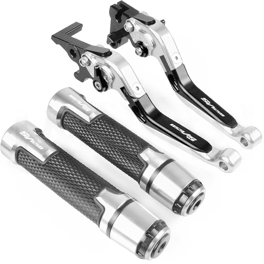For Suzuki SV650 SV 650 1999 2000 2001 2003 2004 2005 2002-2012 Motorcycle Adjustable Foldable Brake Clutch Lever Handle Grips