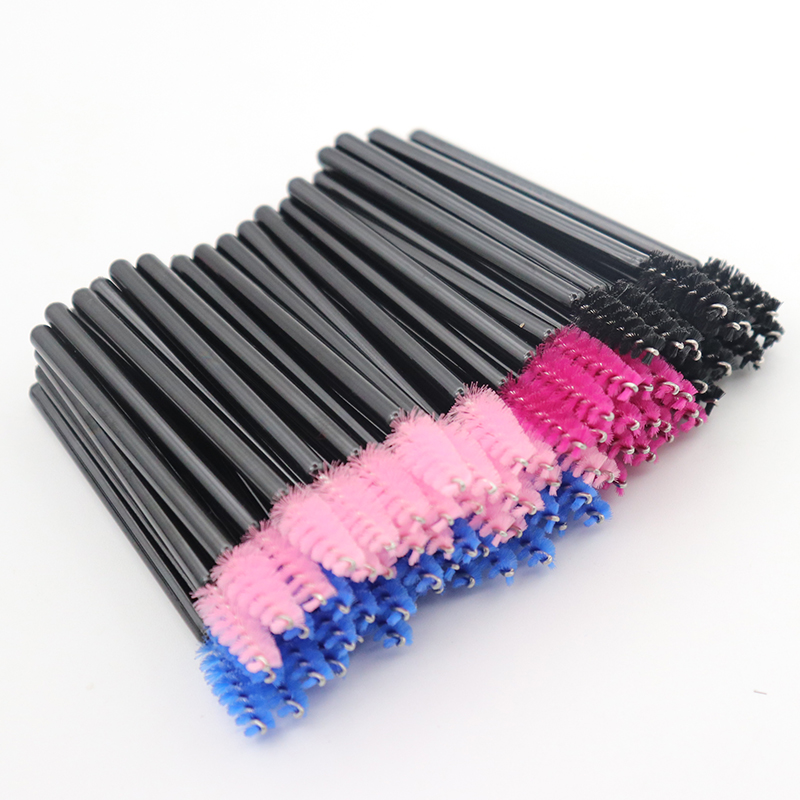 b f Disposable Eyelash Brushes Micro Pcs Pack Mascara Wands Applicator Wand Brush Comb Spoolers Makeup Tools Kit