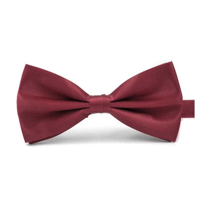 Fashion Bow Ties For Men Solid Classic Bowtie Tuxedo Male Marriage Butterfly Cravat Wedding Party Formal Adjust Neck Bow TiesX241109