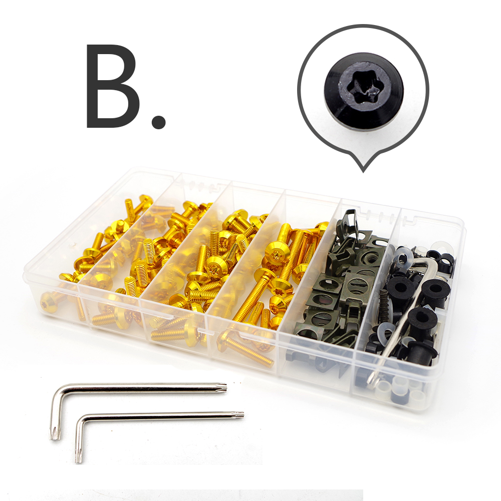Motorcycle Accessories Moto Screw Kit Covers For YAMAHA mt10 majesty 400 raptor 700 mt09 xt1200z super tenere dt 125 jog rr