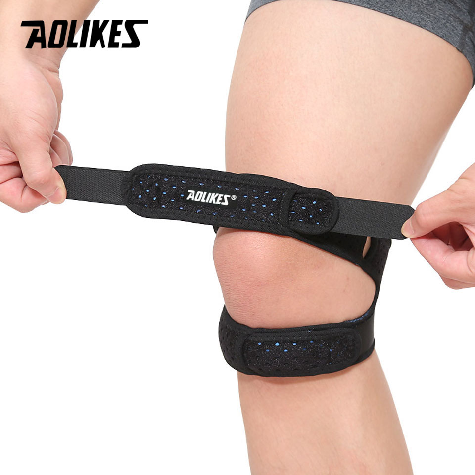 AOLIKES 1PC Dual Patella Knee Straps,Knee Brace Patella new Stabilizer for 2025 Knee Pain Relief,Running,Tennis,Arthritis,Injury Recovery