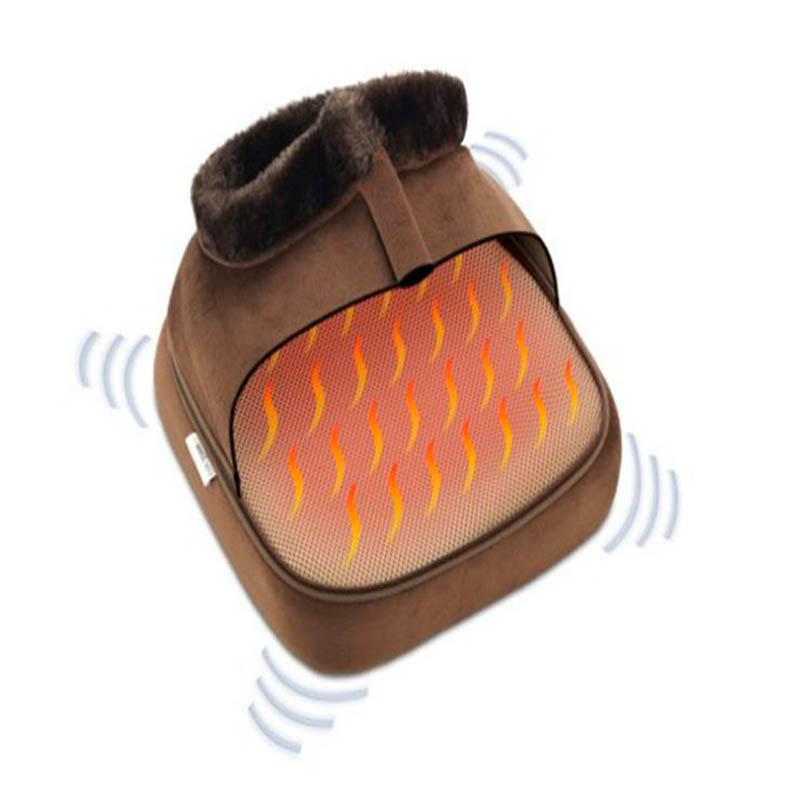 US EU Electric Heated Foot care Warmer Heater V Unisex Feet Massager Big Slipper Heat Warm Massage Shoes