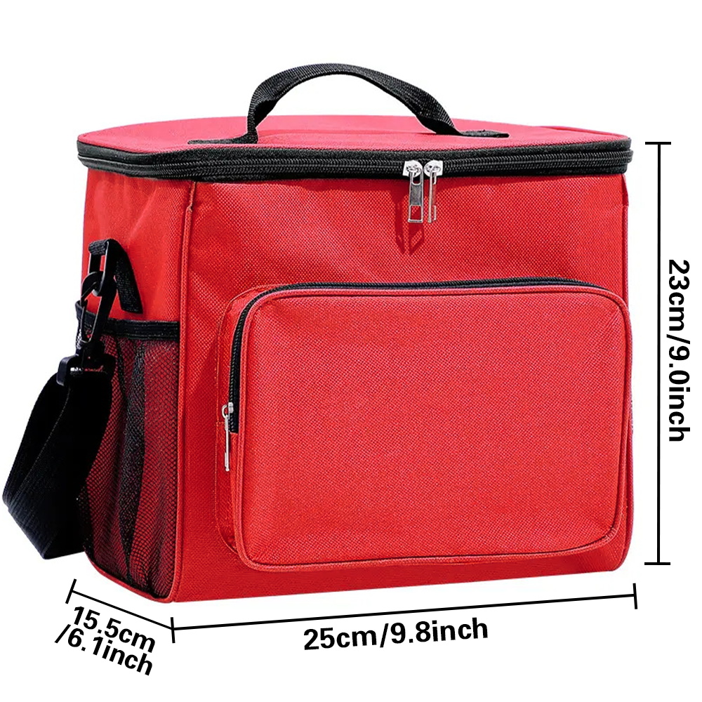 Women Bag Lunch for Thermal and Aesthetic Pink Color Food Storage Organizer Dinner Box King Series Printing 2024 smile