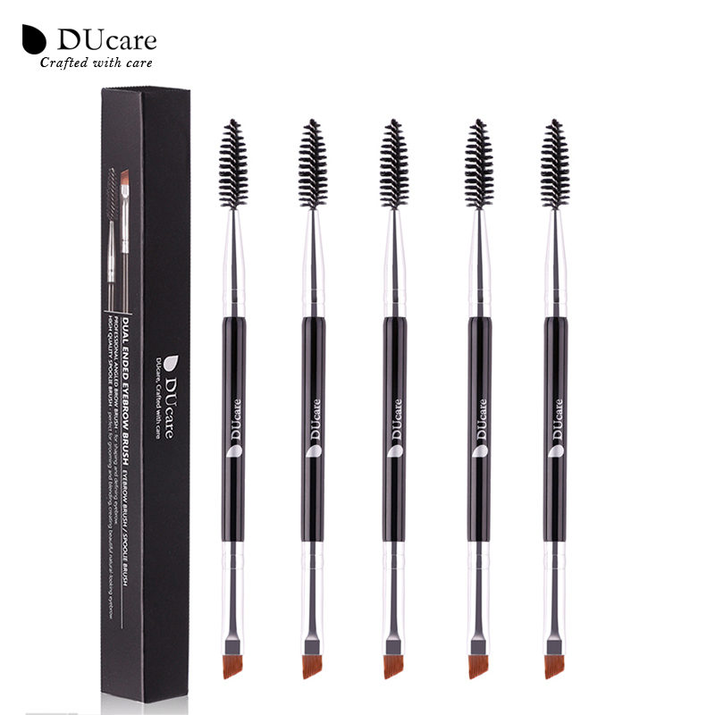 ae PCS Highlight Double DUcare Brush Headed Eyebrow Eyelash Makeup BrushesThin Hair Wholesale Angled esThin