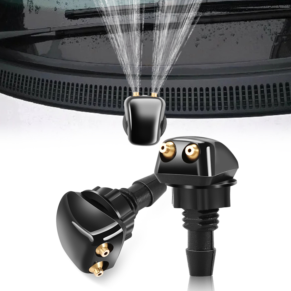 2x Universal Car Front Windshield new Washer Wiper Nozzle for Renault Duster Clio DACIA 3 Twingo Logan 2025 Sandero Modus