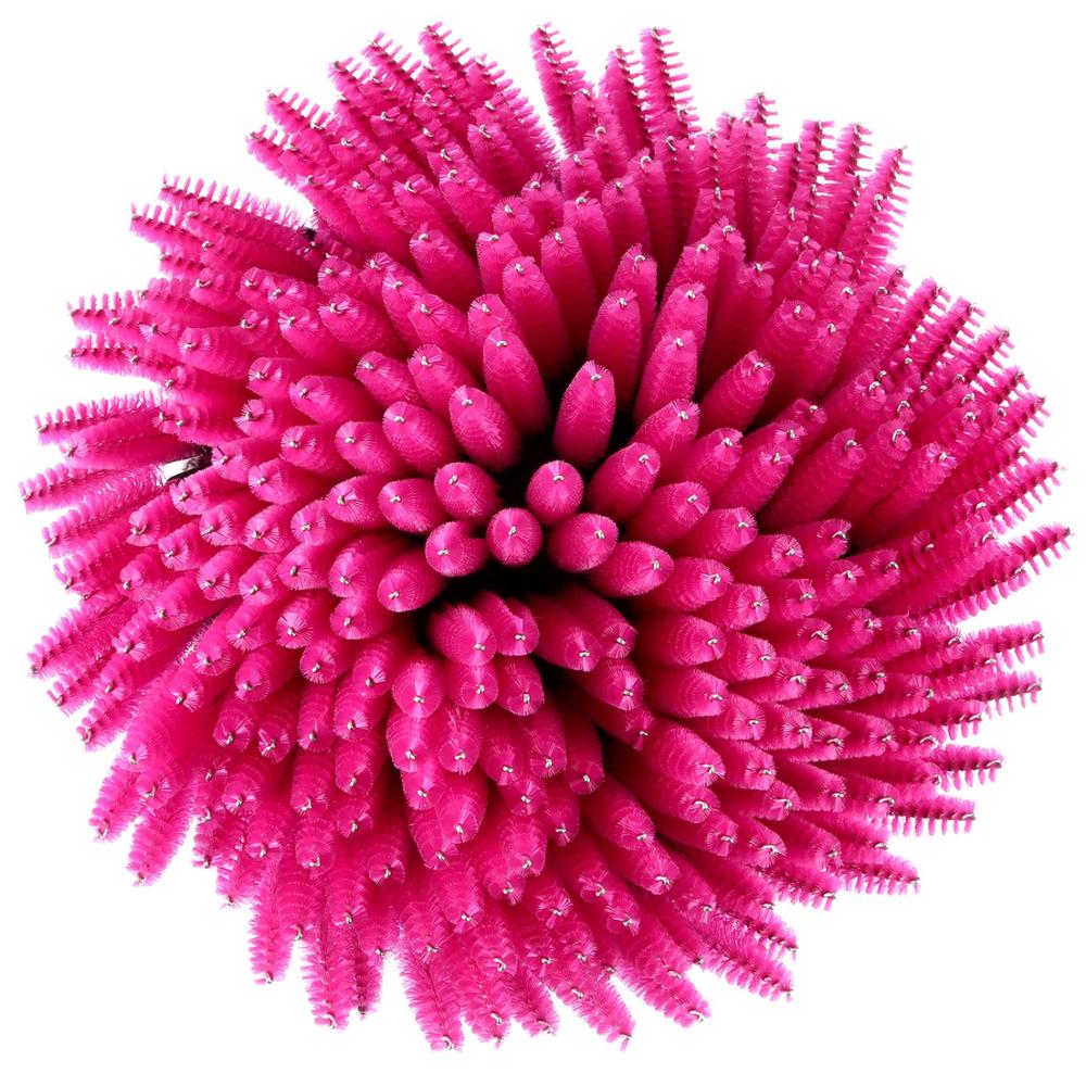 fa Eyelash New Rose pcs Brush Cosmetic Disposable Eyebrow Mini Mascara Wands Applicator Makeup Beauty Tools