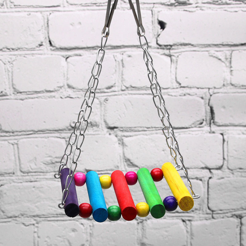 Birds Toy Pet Bird Parrot Parakeet Budgie Cockatiel Cage Hut Nest Bird Toy Hammock Swing Toy Hanging Toy Pet Supplies