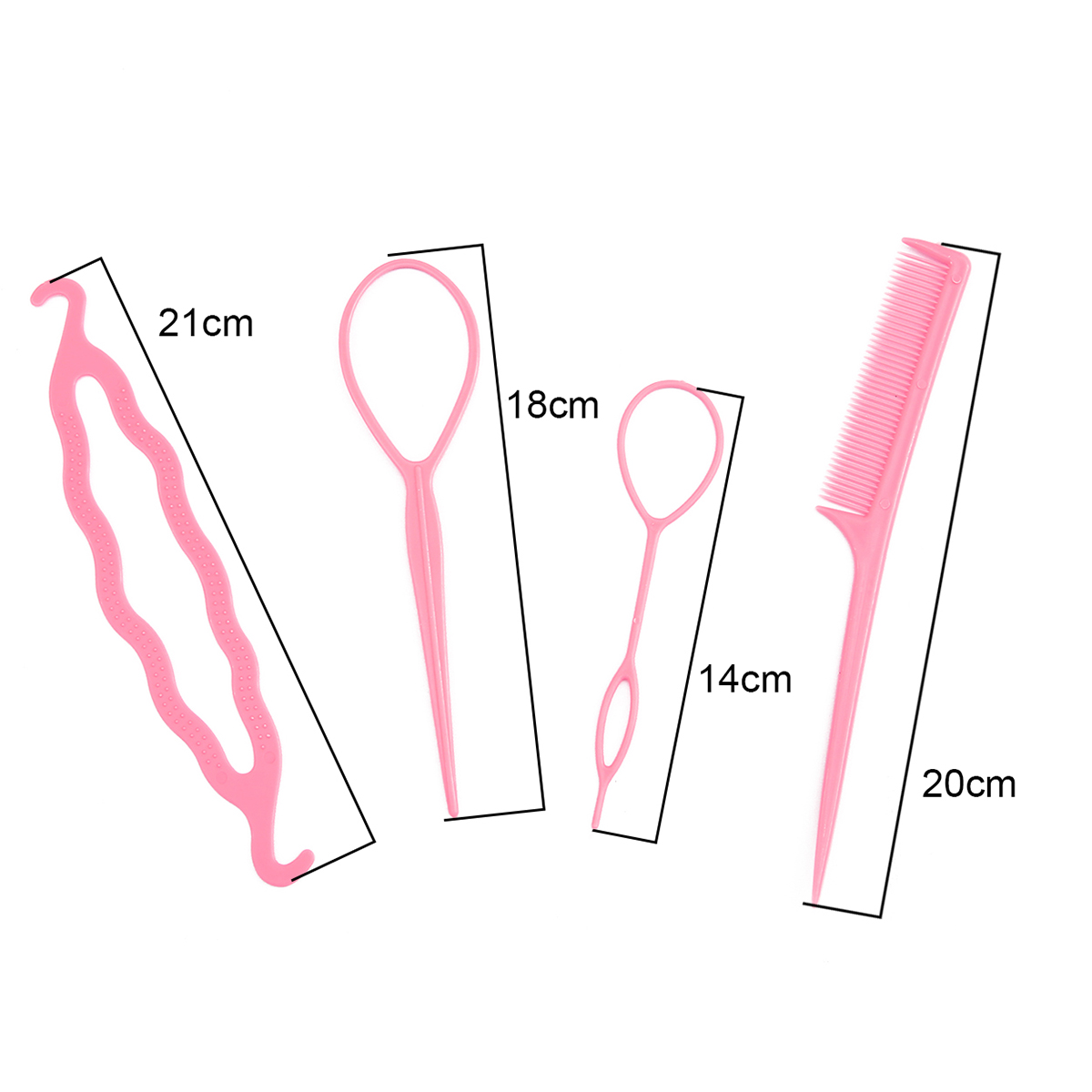 2Pcs/4Pcs Hair Style Hair Styling Tools Hair Pin Disk For Women Girls Kids headband Fast Easy Ponytail Creator Hair Accessorie
