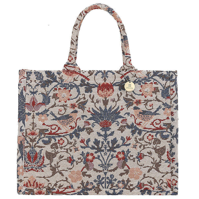 Large capacity portable tote for women 2023 new personality China-Chic embroidery handbag shoulder bag