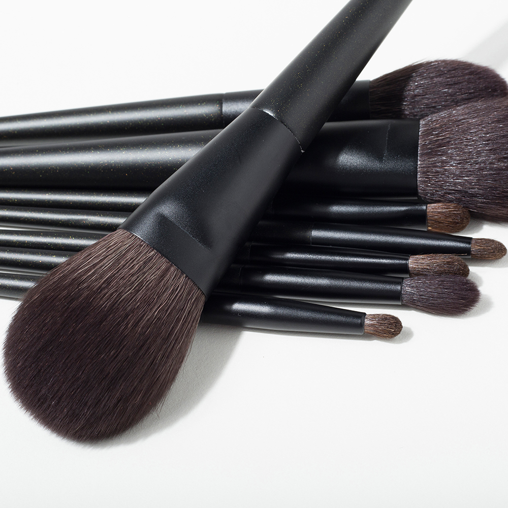 ca Matte Black Pcs Shinedo Makeup Brushes Set Eyeshadow Powder Blush Crease Blending Pincel Maquiagem