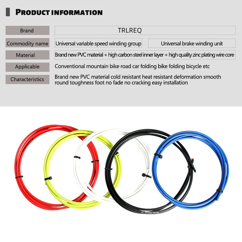 Shifters Derailleur Brake Wire Tube Line Hose Basic Brake Cable Sets Housing Group Sets For MTB Bike Mountain Road