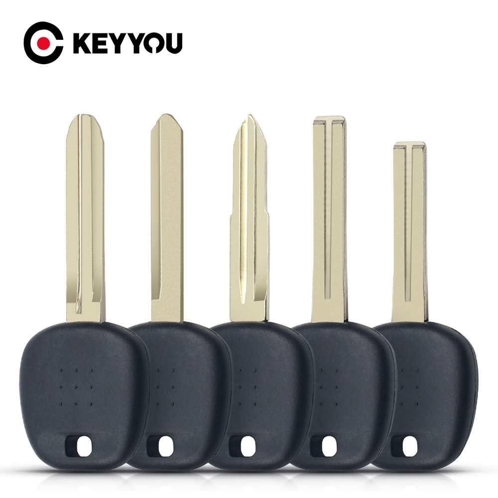 KEYYOU 1PCS TOY43/TOY40/TOY47/TOY41 Blade Car Transponder Key Shell For Toyota Fit Lexus No Chip Fob Case