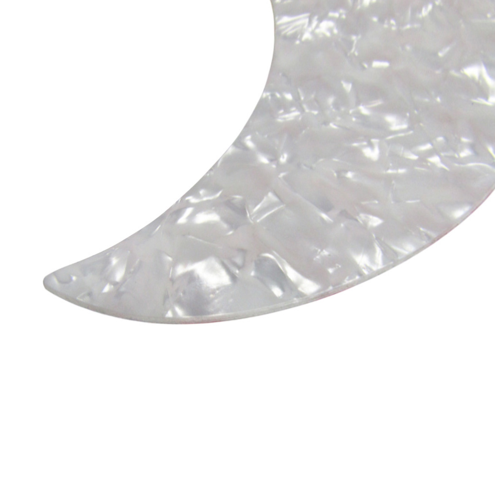NEW Left Handed Self-adhesive Acoustic Guitar Pickguard White Pearl Scratch Plate Guitar Accessories