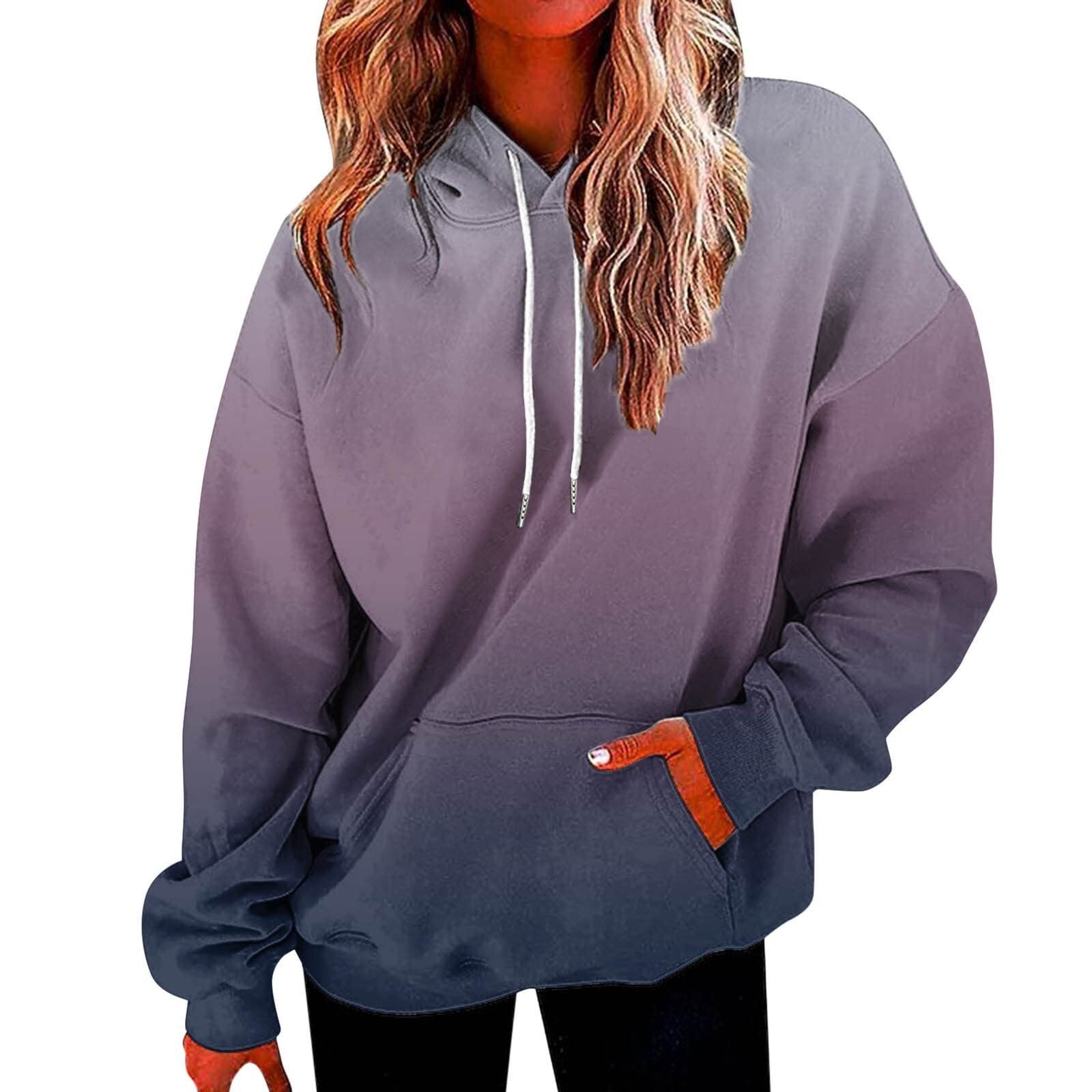 Designer's new hot selling women's hoodie hooded sweatshirt fashionable loose 3D long sleeved tie dye sports