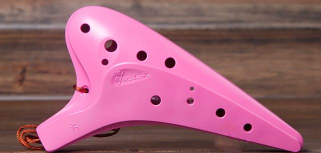 12 holes alto C plastic resin AC ocarina flute Ocarina music instrument professional purple/pink/green/blue/orange