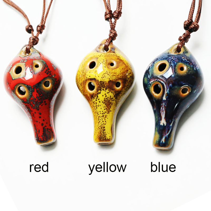 Colorful Woodwind Musical Instrument For Children 6 new Holes New Alto AC Ocarina Special Style 2025 Suitable For Children