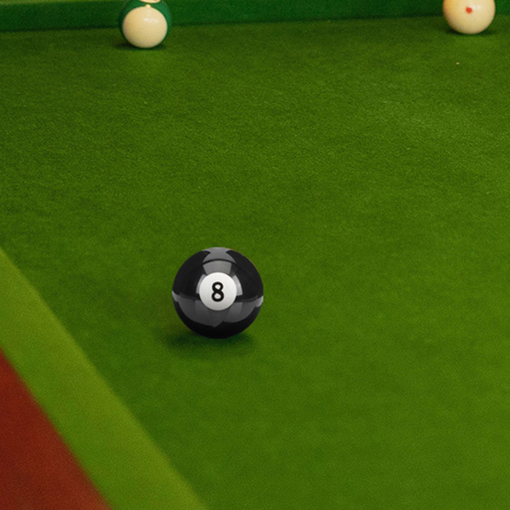 Billiards Black Eight Ball Replaceable Large Pool The Practice Training Cue Wear-resistant