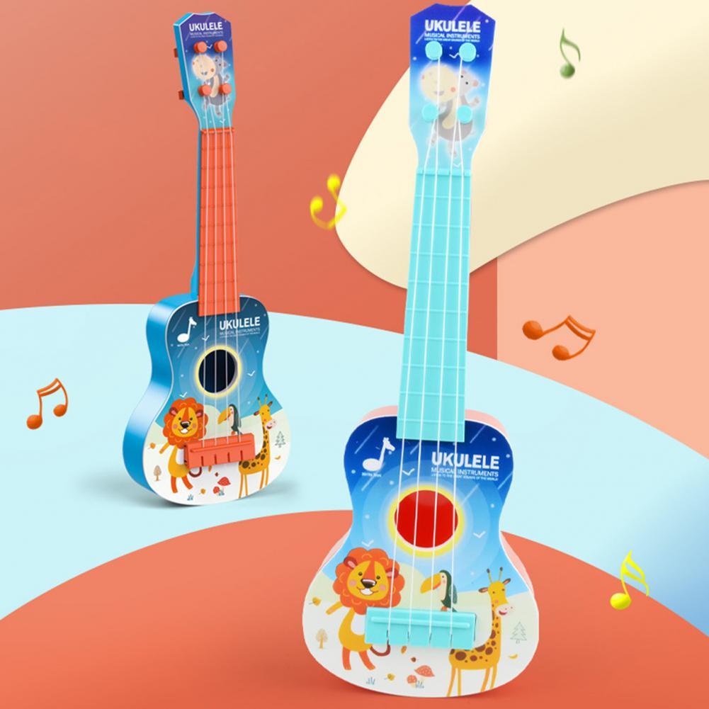 Kids Gift Cute new 2025 Anti-Impact Kids Ukulele Guitar Adjustable Kids Guitar Practical Ability for Education