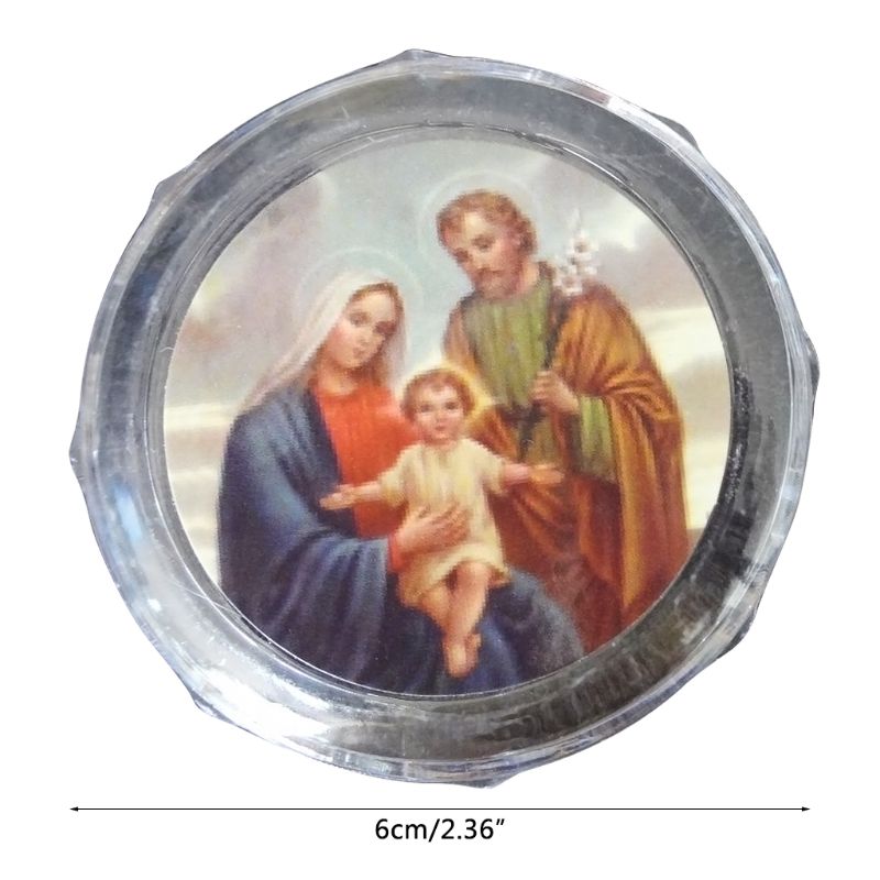 10pcs Plastic Storage Box for Round Beads Catholic Rosary Cross Religious Necklace Jewelry Bracelets