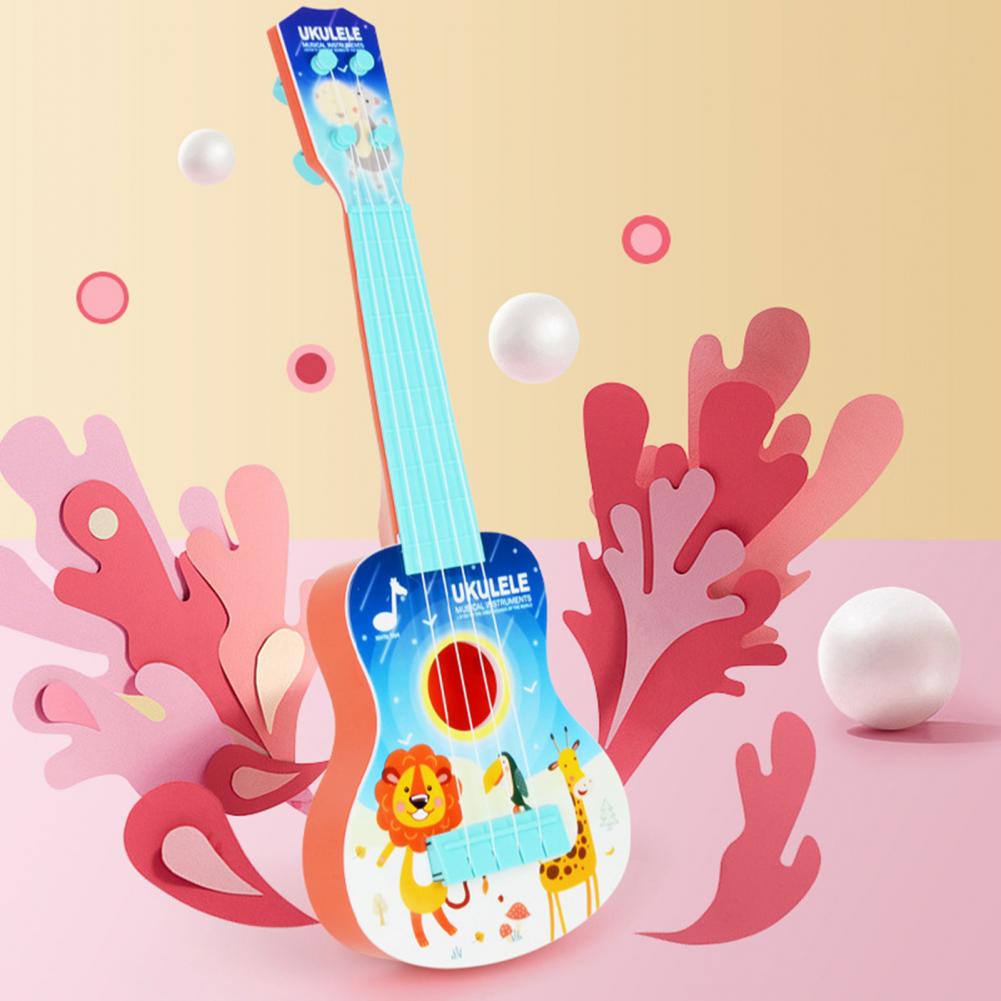 Kids Gift Cute new 2025 Anti-Impact Kids Ukulele Guitar Adjustable Kids Guitar Practical Ability for Education