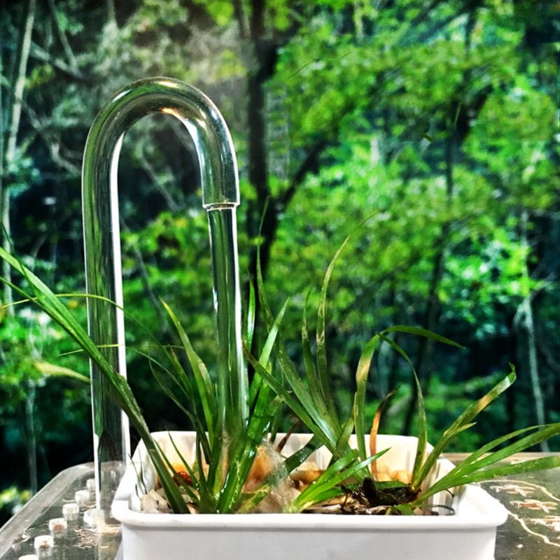 Aquarium Airline Tubing Clear Acrylic Connectors U Shape Fish for Tank Air Tube