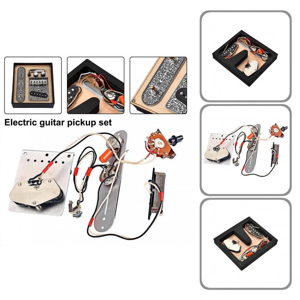 Bridge Board Pickup Mini Guitar Bridge new Board Metal Efficient 2025 Output Exquisite Chrome Telecaster Bridge Loaded Saddle Pickup