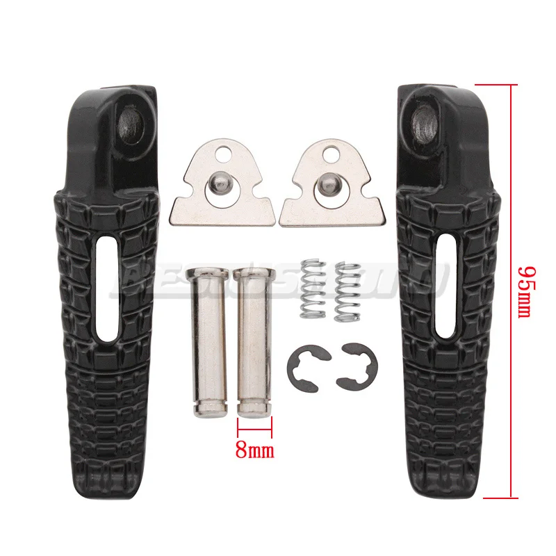 Motorcycle Front Rear Footrests Foot Pegs For Suzuki GSXR600 GSXR750 GSXR1000 GSX-S750 GSX-S1000 SV650 B-king 2005-2020