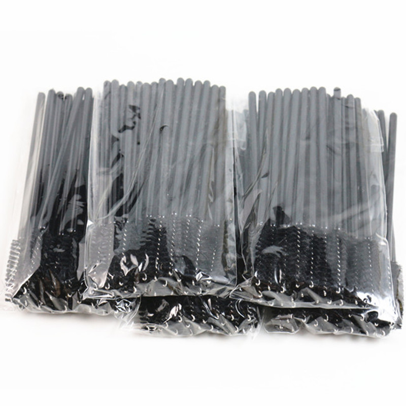bbd b Disposable Eyelash pcs lot Mascara Brush Sponge Eyeliner Applicator Eyes Makeup Brushes Beauty es