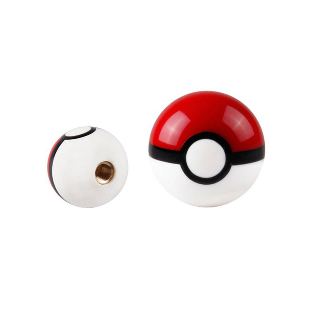 Diameter 54mm PokeBall Racing Round Gear Shift Knob M10X1.5 / M8x1.25 / new M10x1.25 / 2025 M12x1.25 SK-1060