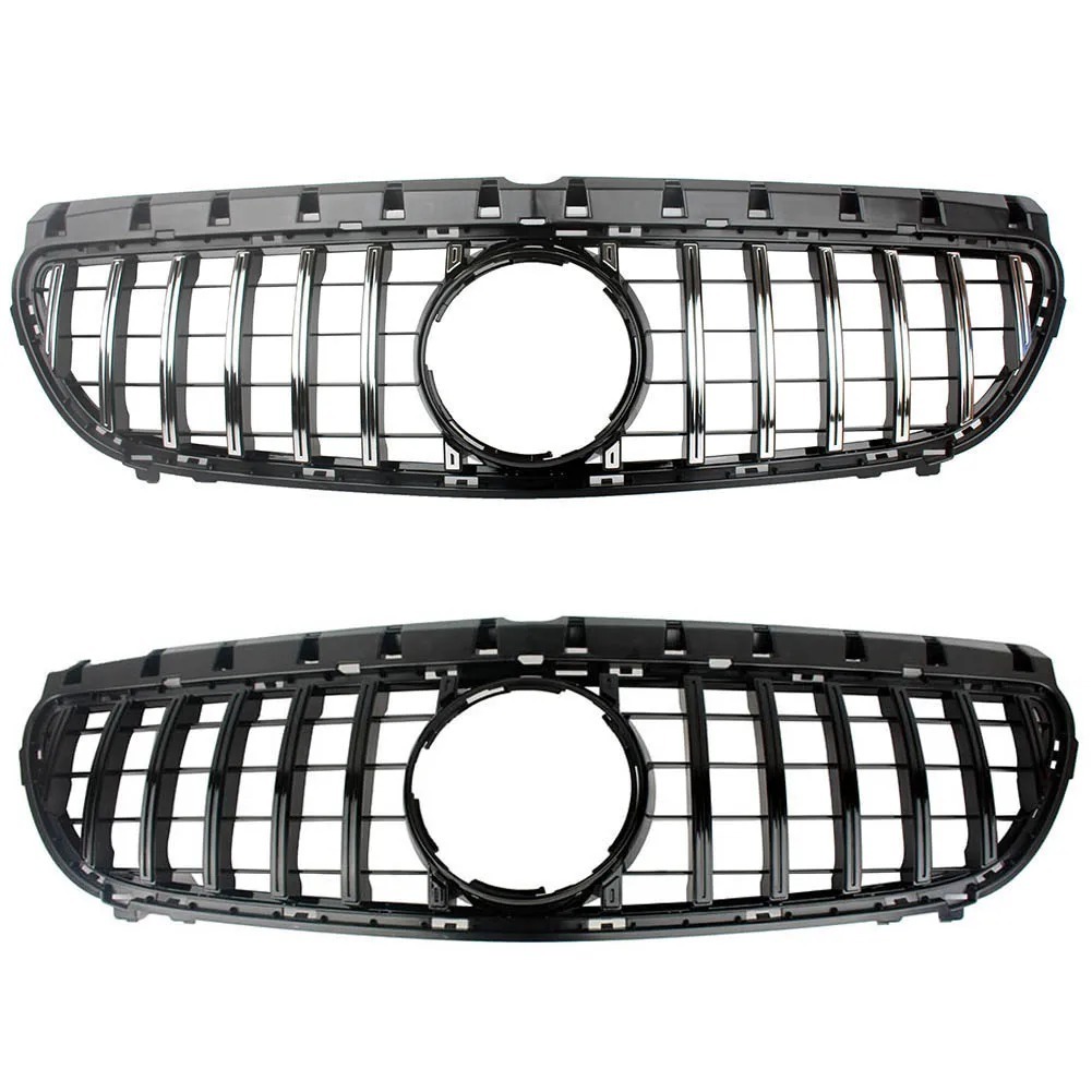 Front Racing Grille Facelift Bumper Grill For Mercedes-Benz W246 B-Class B160 B180 B220 B200 B250 2015-2019 GTR Diamond Style