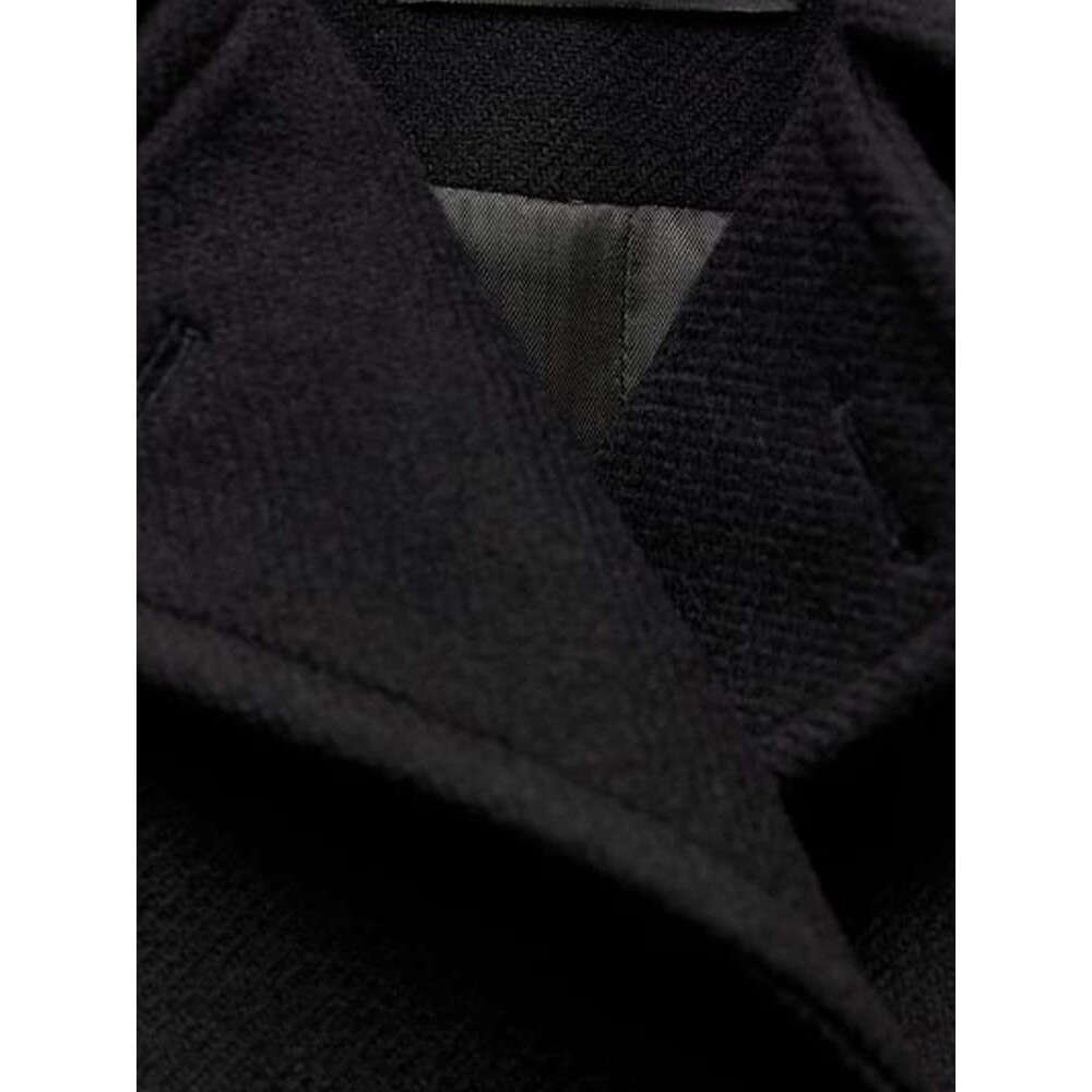 Vintage Solid Long Sleeve Female Jacket Fashion Turn Down Collar Coat For Women 2024 Elegant Autumn Winter Pocket Lady Outerwear