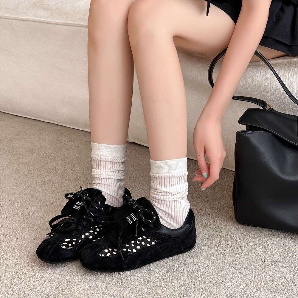 2025 Summer New Flat Flat German Training Women's Daily Life Leopard Pattern Designer Fashion Sports and Leisure Women's Shoes
